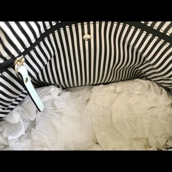 Kate Spade Cameron Street Lottie Misty Mint Pebbled Leather Bag Charm & Dust Bag - Picture 5 of 5